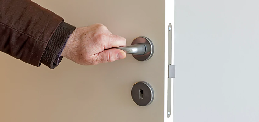Restroom Locks Privacy Bolt Installation in Lamont, California